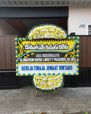 Papan Bunga Duka di Pirime
