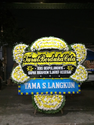 Papan Bunga Duka di Pirime